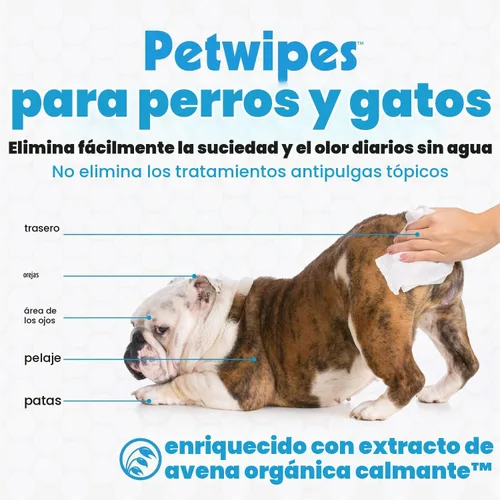 Vista 3 de Petkin Big N' Thick Toallitas para Mascotas 100