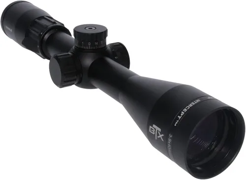 Vista 8 de Truglo Intercept Rifle Scope with Illuminated Reticle, Black Negro