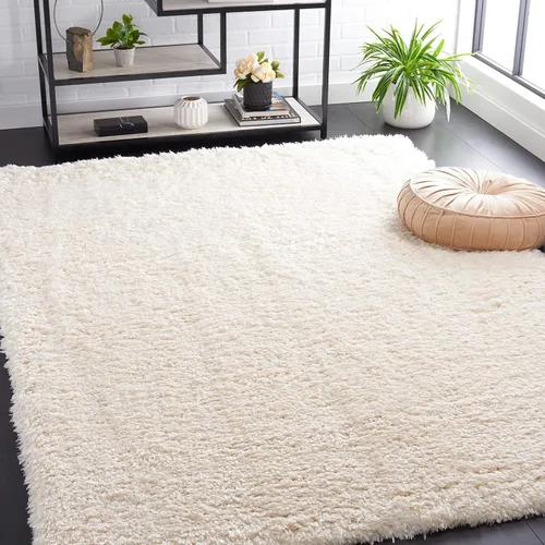 Vista 18 de SAFAVIEH Flokati Shag Collection - Alfombra decorativa, 2 pies 3 pulgadas x 4 pies, color marfil, diseño sólido, no desprende pelusa y de fácil