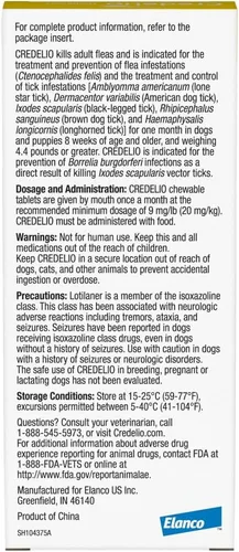 Vista 2 de Credelio Quattro / Credelio Quattro-CA1 para perros 3.3-6 libras, 1 unidad