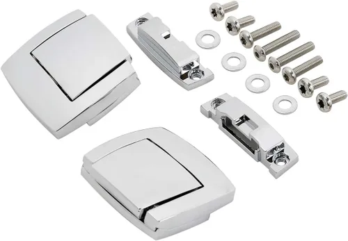 Vista 5 de TCT-MOTORPARTS Pestillos de equipaje Tour para Harley 1980-2013 touring Street Electra Road Glide Ultra Classic