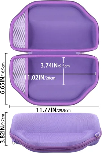 Vista 4 de Funda rígida morada+cubierta de silicona púrpura para altavoz JBL Charge 6 Bluetooth