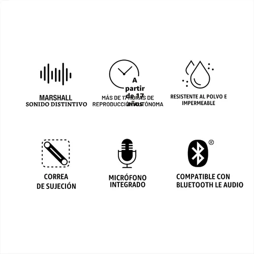 Vista 13 de Marshall Willen II Altavoz portátil Bluetooth - Negro y latón