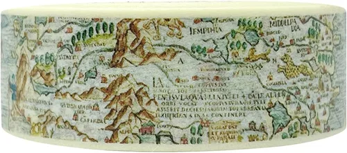 Vista 10 de allydrew Cinta adhesiva Washi, 0.591 in x 5M, zorro y floral