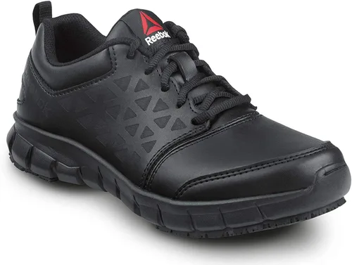 Vista 2 de Reebok Work Sublite - Cojín de trabajo para mujer color negro estilo atlético MaxTrax antideslizante puntera suave