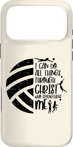 Vista 22 de I Can Do Things Through Christ Volleyball Christian Gift Case for iPhone 17