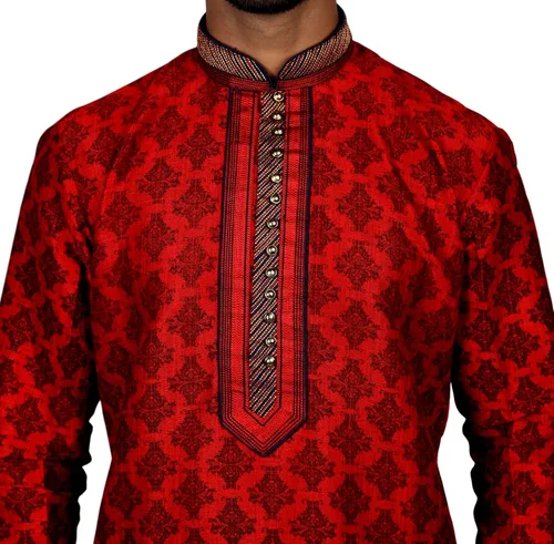 Vista 4 de Tathastu Conjunto de pijama Kurta para hombre