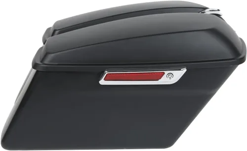 Vista 8 de TCMT Bolsas de sillín rígidas de color negro mate + llaves de pestillo y forros, inserto de alfombra para Harley modelos Touring 2014-2024 Road King