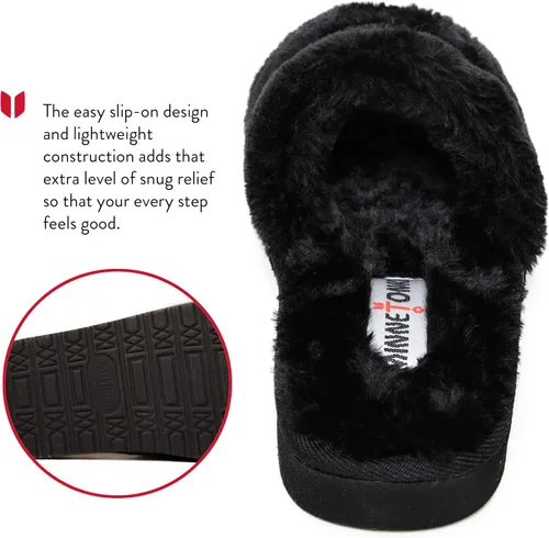 Vista 4 de Minnetonka Pantuflas London para mujer