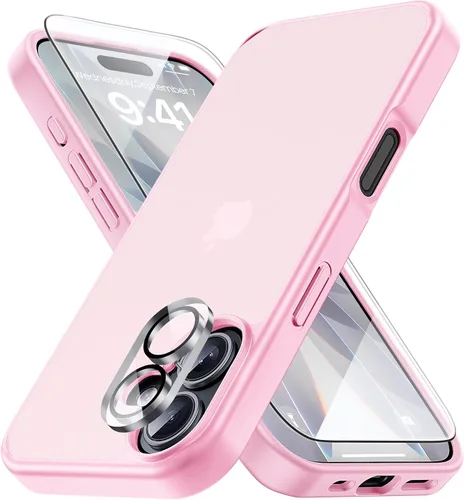 Vista 118 de Yriklso 3 en 1 Funda Magnética Fuerte para iPhone Air, 1X Protector de Pantalla + 1X Protector de Lente de Cámara, Cubierta Protectora a Prueba