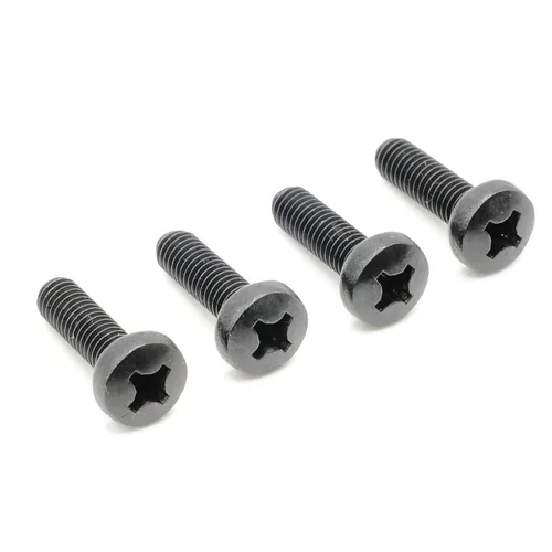 Vista 2 de ReplacementScrews Tornillos de matrícula traseros compatibles con Hyundai Tucson, acero inoxidable, óxido negro (paquete de 4)