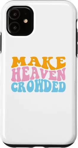 Vista 8 de Make Heaven Crowded Evangelical Christian Case for iPhone 17