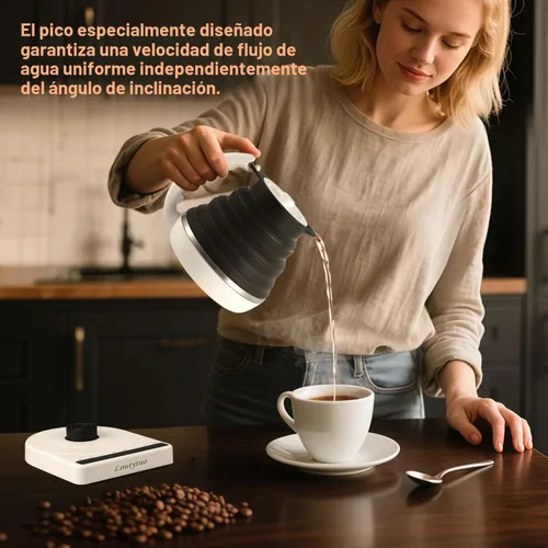 Vista 5 de Hervidor eléctrico del viaje del silicón de la categoría alimenticia