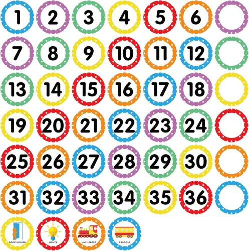 Vista 10 de 58 calcomanías de suelo para el aula, 5 pulgadas, puntos de línea de aula, marcadores de puntos de piso, calcomanías autoadhesivas, decoraciones