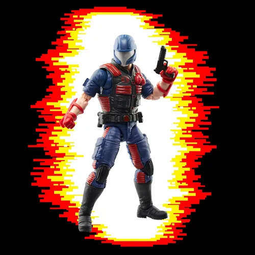 Vista 3 de G.I. Joe Classified Series Retro Cardback Cobra Viper, Figura de acción coleccionable de 6 pulgadas con 13 accesorios