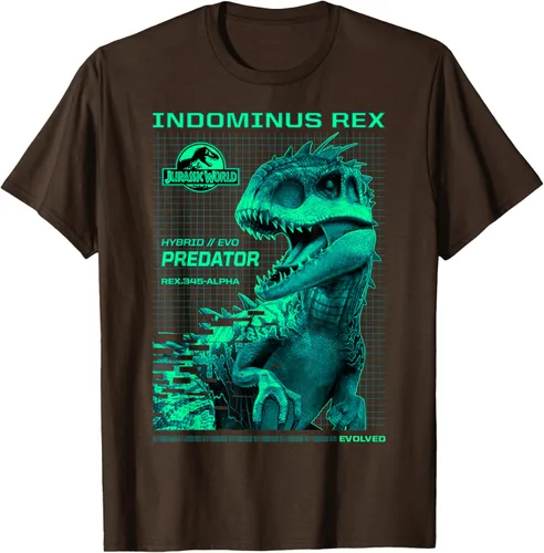 Vista 8 de Jurassic World Indominus Rex Hybrid Predator T-Shirt Small Negro