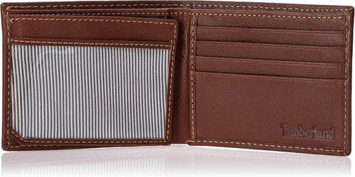 Vista 17 de Timberland Men's Leather Passcase Bifold Wallet Hybrid