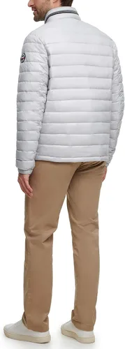 Vista 2 de Tommy Hilfiger - Chaqueta acolchada alternativa Ultra Loft Down resistente al agua para hombre.