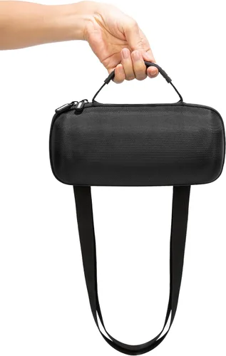 Vista 6 de Ginsco Funda rígida de transporte para JBL Charge 5/Charge 4 impermeable portátil Bluetooth altavoz, funda de viaje con correa ajustable