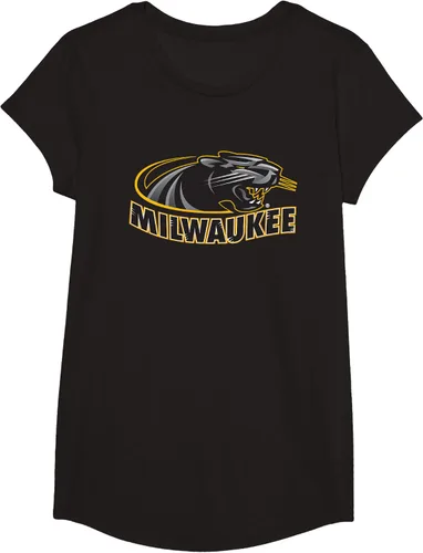 Vista 3 de Wisconsin Milwaukee Panthers Icon Camiseta, Negro
