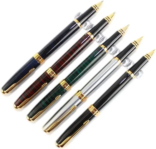 Vista 3 de Gullor 5 PCS Rollerball Pen 388, 5 bolígrafos de estilo con bolsas simples