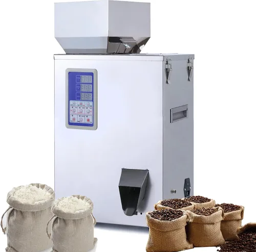Vista 8 de Máquina de llenado de polvo, máquina de llenado de partículas, dispensador automático de partículas de polvo para purpurina de harina