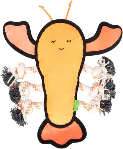 Vista 6 de Only Natural Pet Sea Creatures - Juguetes de peluche reciclados para perros, diseño duradero de doble costura con chirriador interno, pinzas