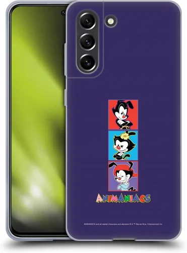 Vista 11 de Head Case Designs Officially Licensed Animaniacs Dot Graphics Gel Case [Military Grade Protection] Compatible with Samsung Galaxy S21 FE 5G and