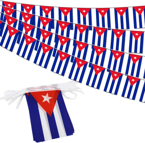 Vista 15 de Bandera de cuerda de calidad premium de 95 pies con 100 países - Banderines internacionales vibrantes perfectos para decoraciones de fiesta, bares