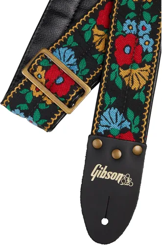 Vista 2 de Gibson Correa de guitarra hecha a mano El Jardín