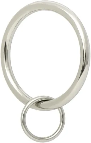 Vista 4 de Ivilon Anillos de Cortina con Ojales de Tapicería - Anillo de 1.7" para Pasadores de Gancho, Juego de 14 - Latón Antiguo Ant Brass