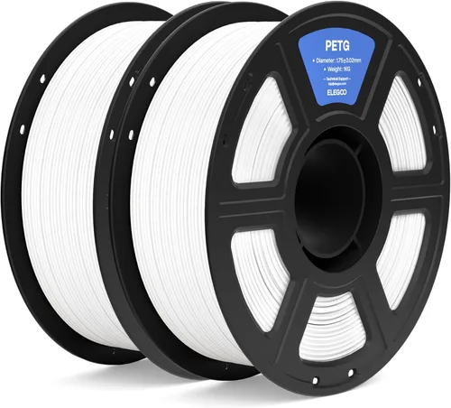 Vista 27 de ELEGOO Filamento PETG para impresora 3D de 0.07 in, color negro, 8.8 lbs