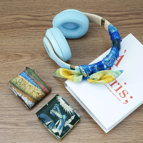 Vista 5 de Geekria Funda de cinta para auriculares y diadema, decoración protectora compatible con Sony WH-1000XM6, Beats Studio Pro, Logitech G PRO