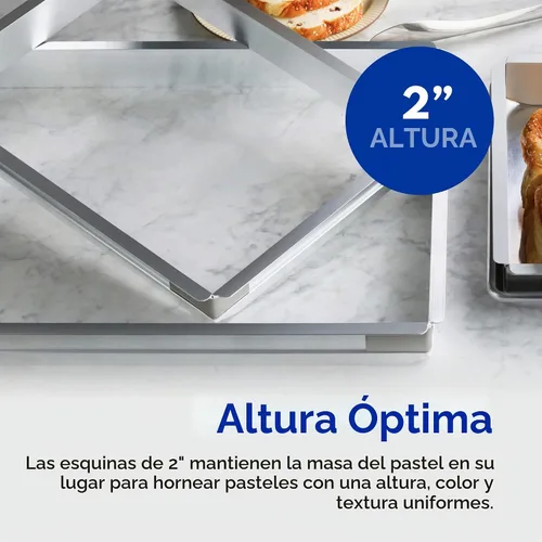 Vista 5 de New Star Foodservice Extensor de bandeja para bollo de aluminio, 9 x 13 pulgadas (tamaño de un cuarto)