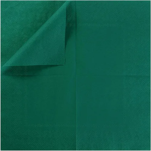 Vista 4 de 100 paquetes de servilletas de cóctel de 2 capas, servilletas de postre plegadas de 5 x 5 pulgadas, servilletas desechables para cena, boda, Verde