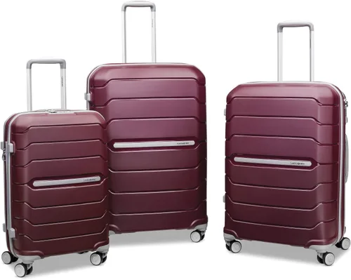 Vista 7 de Samsonite Freeform Maleta rígida expandible con ruedas dobles giratorias Merlot 78256-2136