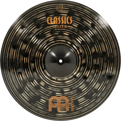 Vista 15 de Meinl Crash Platillo de 16 pulgadas – Classics Custom Dark – Fabricado en Alemania, 2 años de garantía (CC16DAC) Platillo para batería de bronce