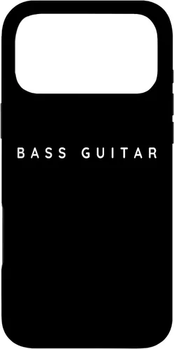 Vista 21 de Bass Guitar Players Contemporary Font / Musical Instrument Case for iPhone 16