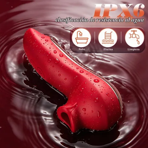 Vista 5 de Sucking Vibrator Rose Toy - Sex Toys for Women Clitoral Sucker Vibrators Adult Toys with 10 Sucking & Vibrating Modes, Womens Rose Sex Toy Suction