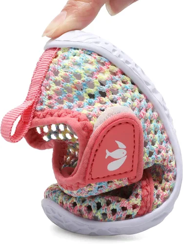 Vista 6 de JIASUQI - Calzado de playa para niños y niñas para piscina Calzado para el agua y playa Sandalias para caminar Tenis atléticos