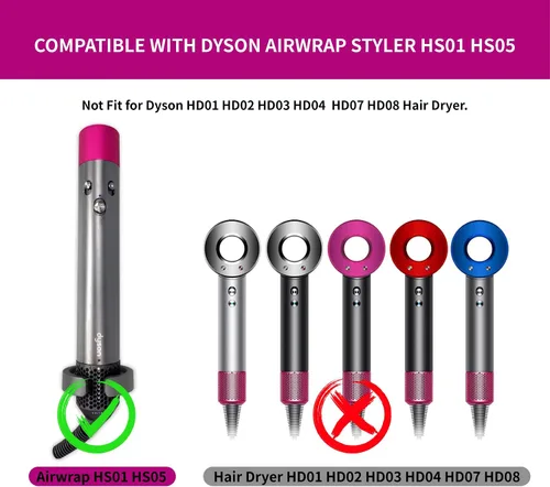 Vista 2 de Cepillo de limpieza de filtro compatible con Dyson Airwrap Styler HS01 HS05, accesorio de cepillo de limpieza de filtro
