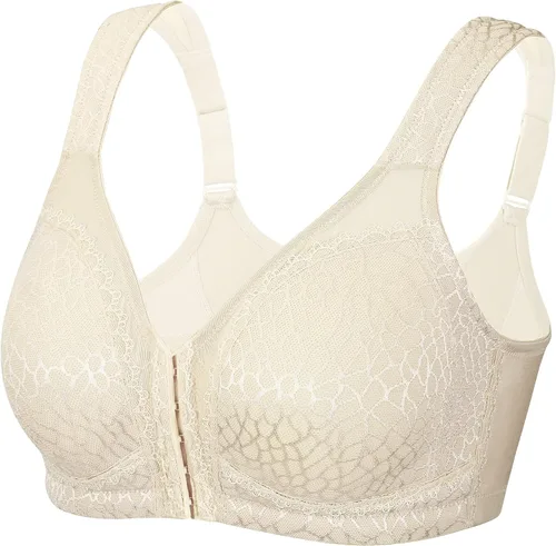 Vista 5 de DotVol Sujetador de postura con cierre frontal sin varillas para mujer