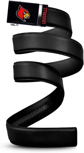 Vista 31 de Mission Belt Con licencia oficial de la NC Alabama Crimson Tide Crimson Tide (Cuero Negro)