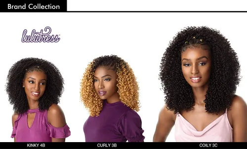Vista 7 de Sensationnel Lulutress - Trenzas de ganchillo preenrolladas, 2 rizadas, 3B (paquete de 4, 2)