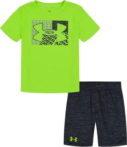 Vista 176 de Under Armour baby-girls Ua Terrazzo Leopard Heart SetShort Set