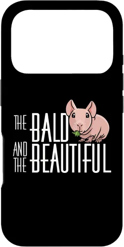 Vista 30 de Funny Kawaii Kids Bald Beautiful Hairless Guinea Pig Lover Case for iPhone 17