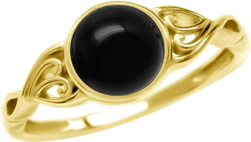 Vista 9 de Silvershake Anillo solitario de plata de ley 925 chapada en oro blanco o amarillo de 0.276 in con forma redonda genuina para mujer Turquesa