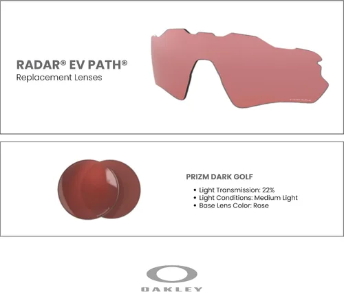 Vista 2 de Oakley Original Radar EV Path OO9208 PRIZM Replacement Lenses For Men For Women + BUNDLE with Designer iWear Care Kit