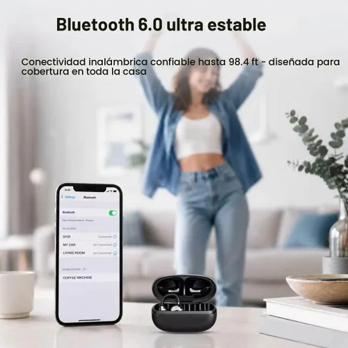 Vista 4 de Auriculares abiertos con clip para el oído,Tres modos de audio