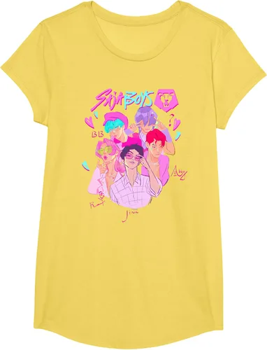 Vista 37 de Kpop Demon Hunters Camiseta Saja Boys Heartthrob con licencia
